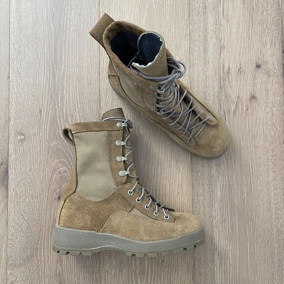 McRae Footwear Boots Men 6 W Coyote Tan Hot Weather Army Military Suede Vibram main image 12